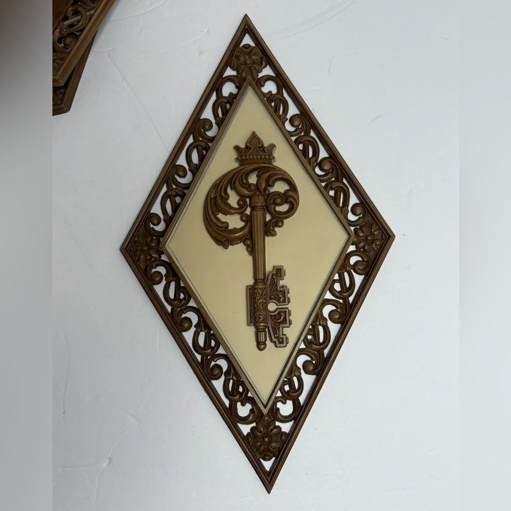 Vintage Set of 4 Homco Dart Wall Decor Mid-Century Modern - Picture 6 of 10
